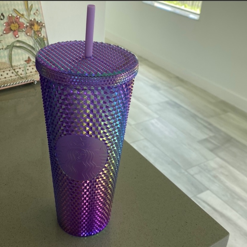 Purple iridescent cup - Picture 3 of 4